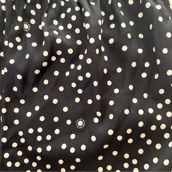 Stella McCartney polka dot celana silk pajama casual pull on shorts small - Picture 6 of 9